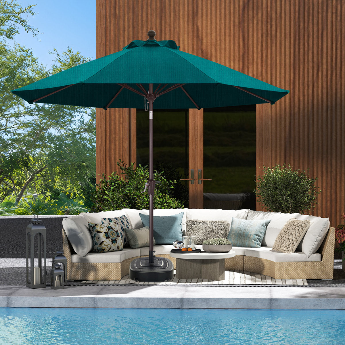 9 FT Patio Olefin? Umbrella